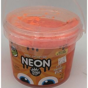 Slime Compound Kings 3lb Neon Orange Slime Bucket Goo Toy STEM Play